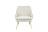 Кресло Stool Group Харви QH-8312K-WL 263-3+XC309-8 серый с серой экокожей, деревянные ножки фото 2