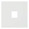 Лицевая панель для одиночной информационной розетки Rikett 35441 MW белый сатин