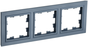 Рамка 3-постовая IEK Brite BR-M32-K35 маренго