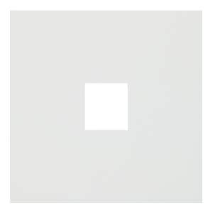 Лицевая панель для одиночной информационной розетки Rikett 35441 MW белый сатин