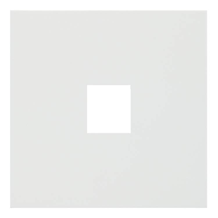 Лицевая панель для одиночной информационной розетки Rikett 35441 MW белый сатин