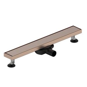 Душевой трап Wasserkraft Niers (Нирс) 30D60BRG розовое золото матовое, 60 см