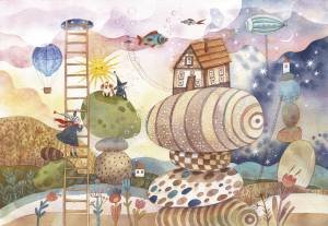 Фреска Ortograf Adventure 35286 Домики из снов Филиграна FM-F