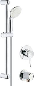 Душевой комплект Grohe BauClassic 29048000 + 27924001 + 28671000