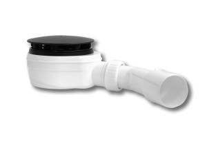 Сифон для поддона PlastBrno EWBN942 с крышкой, черный