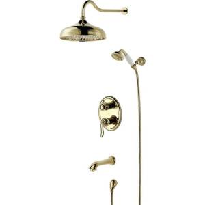 Душевой комплект Lemark Brava LM4722G с внутренней частью