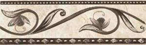 Бордюр Ceramica Classic Illyria Marrone 8x25