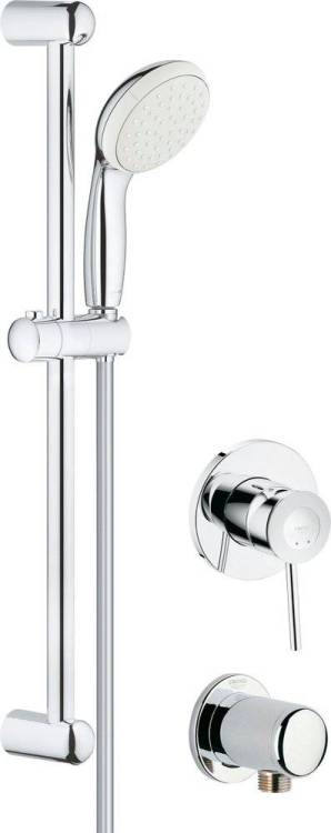 Душевой комплект Grohe BauClassic 29048000 + 27924001 + 28671000