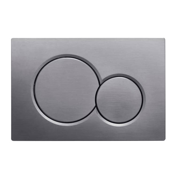 Кнопка смыва Vincea VFP-202GM вороненая сталь