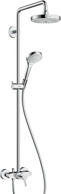 Душевая стойка Hansgrohe Croma Select S 180 2jet 27255400 с однорычажным смесителем