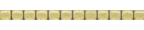 Бордюр Kerama Marazzi POF005 Бисер Желтый 20x1.4
