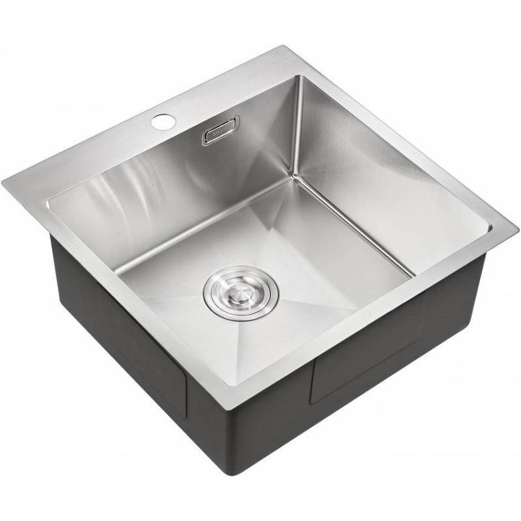 Мойка кухонная Milacio Steel Denia 51 MC.77480 сталь нержавеющая