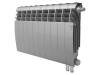 Биметаллический секционный радиатор отопления Royal Thermo Biliner 350 / V Silver Satin / 10 секций