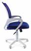Кресло компьютерное Chairman 696 00-07014839, 7014839 Белый/Синий фото 3