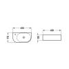 Раковина Vincea VBS-506L белый 21.5x40 фото 3