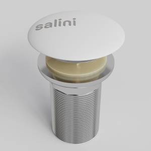 Донный клапан для раковины Salini 16131WM Белый матовый для моделей кроме Armonia, ALDA, Gloria, S-Stone