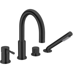 Смеситель для ванны Boheme Uno 460-B Black