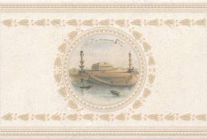 Декор Kerama Marazzi Золотой пляж STG/A566/8262 Колонны 20x30