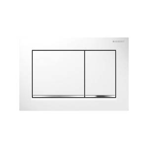 Кнопка смыва Geberit Omega 30 115.080.KJ.1 белая, хром