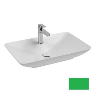 Раковина Isvea SistemaY Soft 10SY50065SV-2P изумрудный матовый, 64.4x39.5