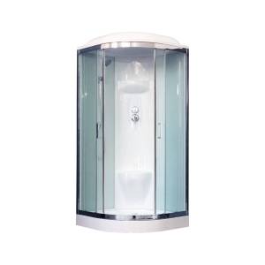 Душевая кабина Royal Bath RB 100HK6-WT-CH с низким поддоном, с сиденьем