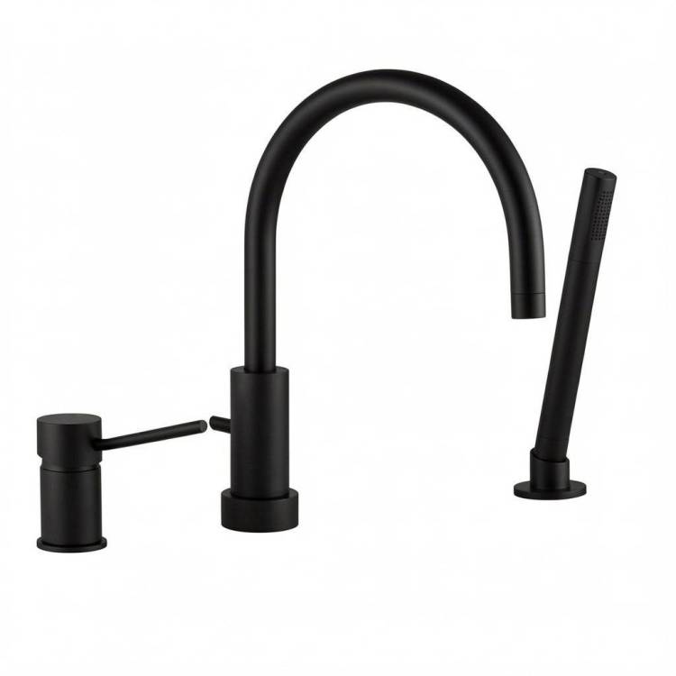 Смеситель Remer Minimal N07NO черный матовый