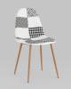 Стул Stool Group Валенсия SN OS-001P-V patchwork bw DUAL пэчворк черно-белый фото 2