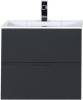 Тумба с раковиной Aquanet Алвита 60 213094 серый антрацит, 531x600x450 фото 3