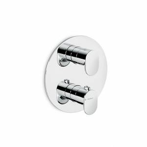 Смеситель для душа Kerama Marazzi Ole (Оле) 67638EKM.21.018 с регулировкой температуры, хром