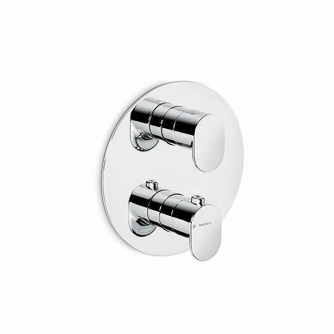 Смеситель для душа Kerama Marazzi Ole (Оле) 67638EKM.21.018 с регулировкой температуры, хром