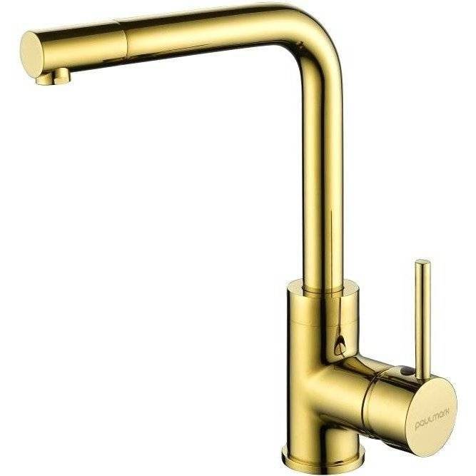 Смеситель для кухни Paulmark Honner Ho212018-G золотой