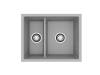 Мойка кухонная Alveus Granital Omni 50 1150066 Concrete-G81 с сифоном, 55x45