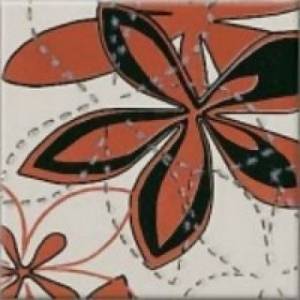 Декор Opoczno Aplauz flower czerwony centro 2 10x10