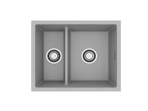 Мойка кухонная Alveus Granital Omni 50 1150066 Concrete-G81 с сифоном, 55x45