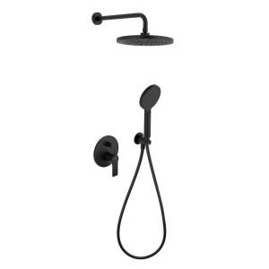 Душевой комплект Remer Energy EY09S02MD25NOVB черный матовый