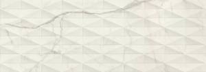 Керамическая плитка Marazzi Italy Allmarble M6TD Wall Statuario Struttura Pave Satin 3D Rett. 40x120