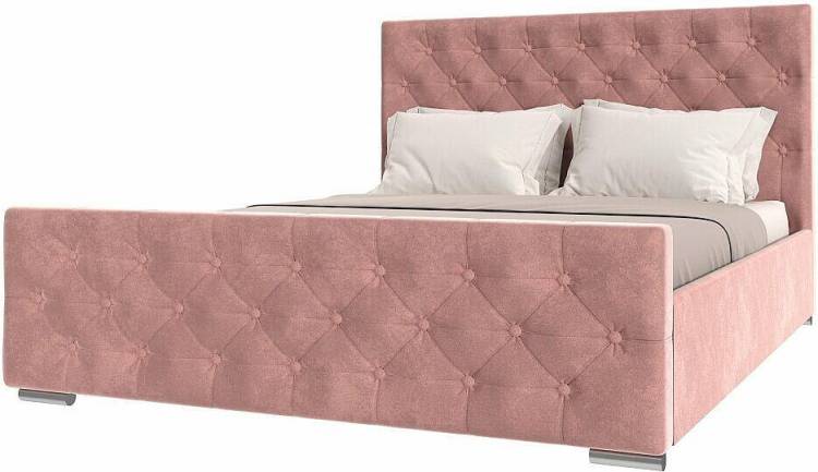 Кровать 1800х2000 НК-Мебель Интеро 72306839 Розовый 110x189.4x220.5