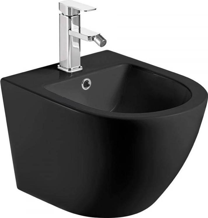 Биде подвесное AQUAme AQM2102MB черный матовый