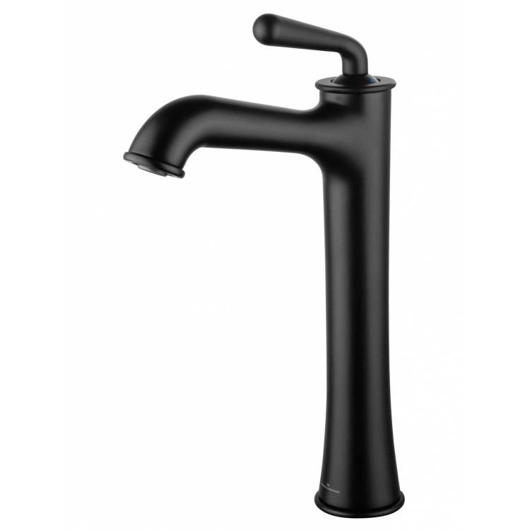 Смеситель для раковины Wonzon & Woghand WW-88239008-MB высокий, черный матовый
