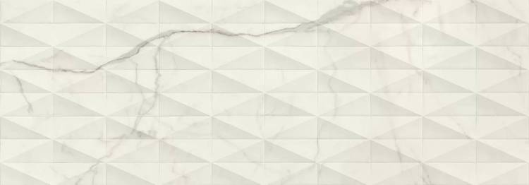 Керамическая плитка Marazzi Italy Allmarble M6TD Wall Statuario Struttura Pave Satin 3D Rett. 40x120