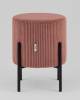 Пуф Stool Group Кейси vd-keysi-cl-coral коралловый, велюр рельефный фото 3