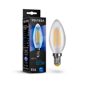 Светодиодная лампа Voltega Crystal Candel matt 6W 7045