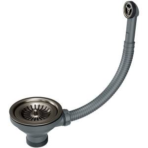 Слив-перелив Paulmark PM6022-GM вороненая сталь (распродажа)