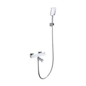 Смеситель для ванны Wonzon & Woghand WW-B2026-A1-CR термостатический, с душевым гарнитуром, хром