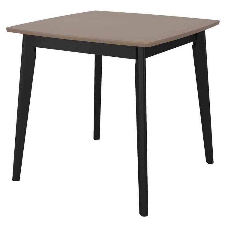 Стол Bradex Home Marcel FR 0863 кофе, чёрный 80x80x76