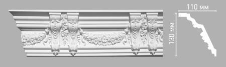 Плинтус потолочный с рисунком DECOMASTER 95092 240x11x13