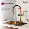 Смеситель для кухни Iddis Ikon IKNMGFFi05 с каналом для фильтрованной воды, золотой, черный фото 5