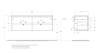 Тумба под раковину BelBagno KRAFT-1400-4C-SO-2-CG Cemento Grigio, 140x50x46 фото 2