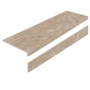 Ступень Staro L Porcelain Step Mystical Charm Camel Relief Matt с подступенником 32x120