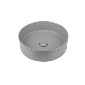 Раковина керамическая Vincea VBS VBS-216MG, 400x400x120, накладная, цвет матовый серый